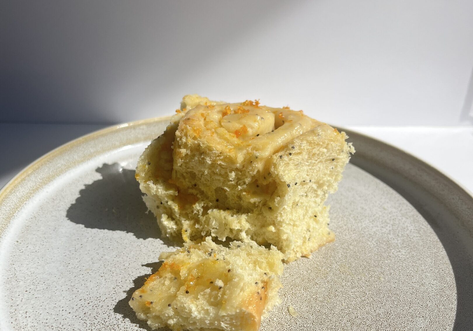 Cake slices on a white plate.